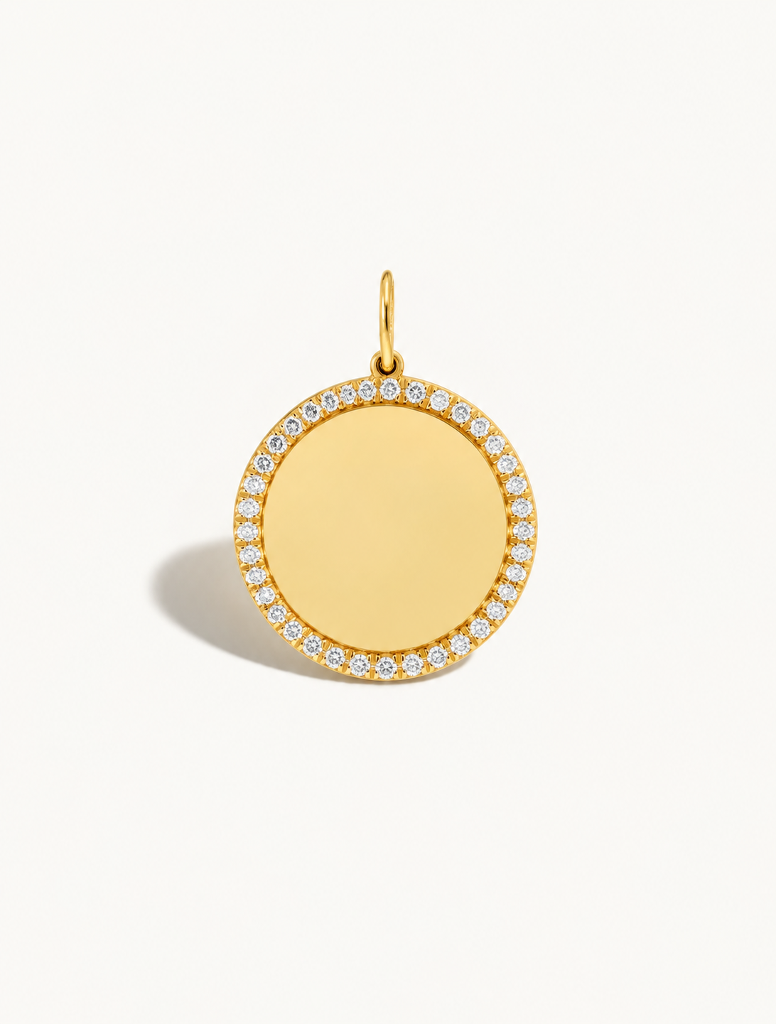 Diamond Accent Round Pendant