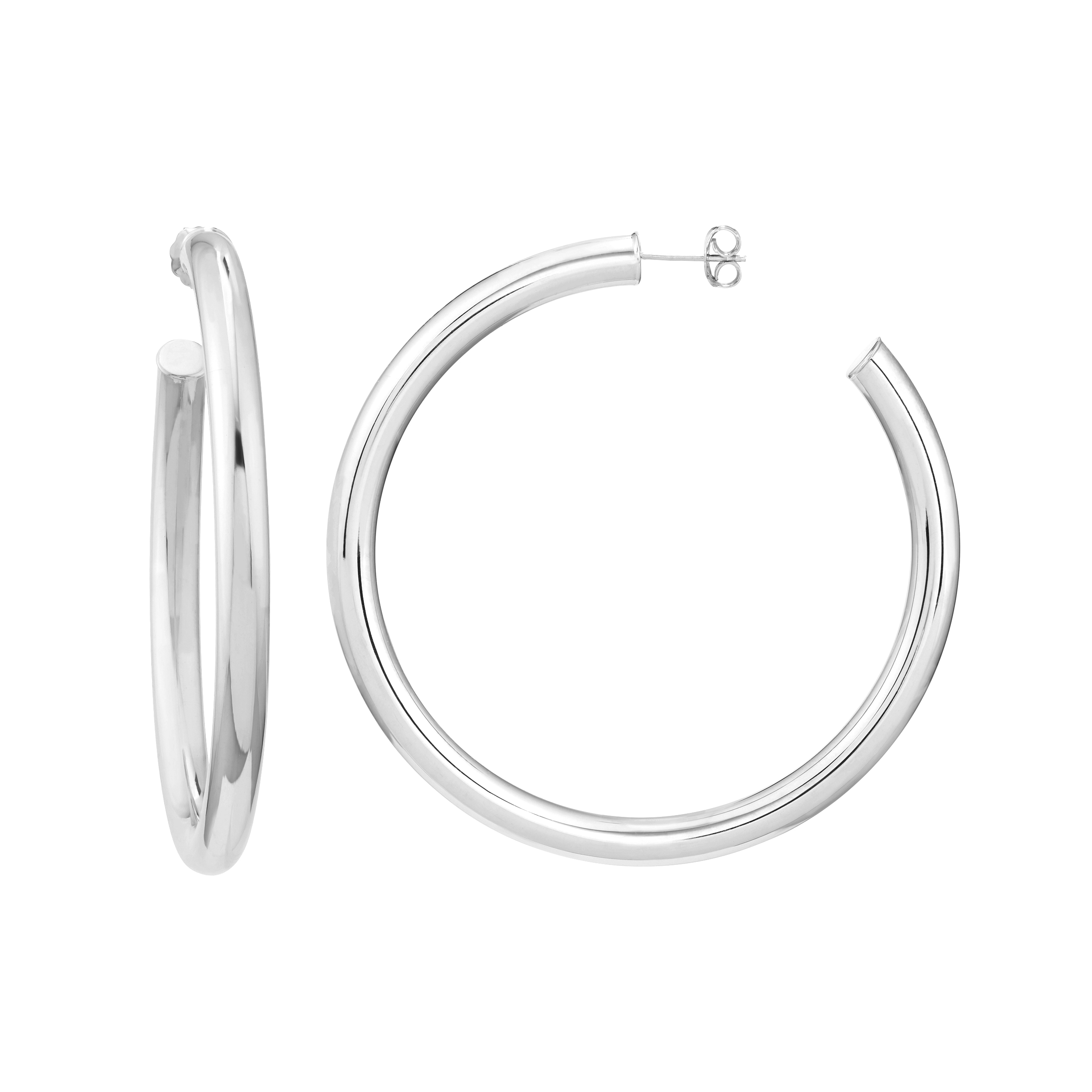 Tube Hoop Earrings